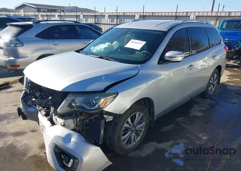 2018 Nissan Pathfinder S z USA, uszkodzony, nr VIN 5N1DR2MN3JC628185